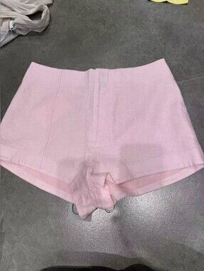 Helsa WASHED LINEN MICRO Shorts